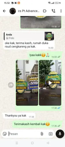 Testimonial Papan Bunga Pernikahan bandung barat