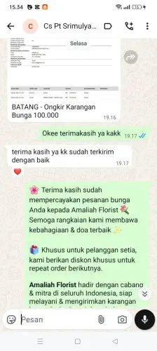 Testimonial Papan Bunga bandung barat