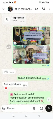 Testimonial Papan Bunga bandung barat