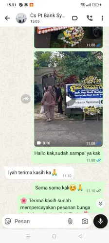 Testimonial Papan Bunga bandung barat